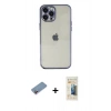 MARSİLYAN™- iPhone 12 Pro Kılıf Vadi Minimal - Siyah 6D Mat Seramik Hayalet Nano Ekran Koruyucu + Shine Kamera Lens Koruma Cam - PE