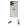 MARSİLYAN™- iPhone 12 Pro Kılıf Vadi Minimal - Siyah 6D Mat Seramik Hayalet Nano Ekran Koruyucu + Shine Kamera Lens Koruma Cam - GD