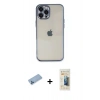 MARSİLYAN™- iPhone 12 Pro Kılıf Vadi Minimal - Siyah 6D Mat Seramik Hayalet Nano Ekran Koruyucu + Shine Kamera Lens Koruma Cam - MI
