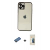 MARSİLYAN™- iPhone 12 Pro Kılıf Vadi Minimal - Siyah 6D Mat Seramik Hayalet Nano Ekran Koruyucu + Shine Kamera Lens Koruma Cam - GD