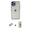 MARSİLYAN™- iPhone 12 Pro Kılıf Vadi Minimal - Siyah Polymer Nano Ekran Koruyucu + Shine Kamera Lens Koruma Cam - MI