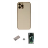 MARSİLYAN™- iPhone 12 Pro Kılıf Yadigar Klasik - Şeffaf 360 Full Body Arka Koruyucu + Shine Kamera Lens Koruma Cam - SABE
