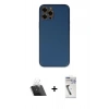 MARSİLYAN™- iPhone 12 Pro Kılıf Yadigar Klasik - Şeffaf Uv Polymer Nano Ekran Koruyucu + Kamera Lens Koruma Cam - SF