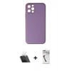 MARSİLYAN™- iPhone 12 Pro Kılıf Yadigar Klasik - Şeffaf Uv Polymer Nano Ekran Koruyucu + Kamera Lens Koruma Cam - SF
