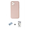 MARSİLYAN™- iPhone 12 Pro Kılıf Yadigar Klasik - Şeffaf Uv Polymer Nano Ekran Koruyucu + Shine Kamera Lens Koruma Cam - MI