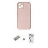 MARSİLYAN™- iPhone 12 Pro Kılıf Yadigar Klasik - Şeffaf Uv Polymer Nano Ekran Koruyucu + Shine Kamera Lens Koruma Cam - SABE