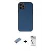 MARSİLYAN™- iPhone 12 Pro Kılıf Yadigar Klasik - Şeffaf Uv Polymer Nano Ekran Koruyucu + Shine Kamera Lens Koruma Cam - PE