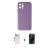 MARSİLYAN™- iPhone 12 Pro Kılıf Yadigar Klasik - Siyah 3D Antistatik Hayalet Cam Ekran Koruyucu + Shine Kamera Lens - MI