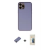 MARSİLYAN™- iPhone 12 Pro Kılıf Yadigar Klasik - Siyah 6D Mat Seramik Hayalet Nano Ekran Koruyucu + Metal Kamera Lens Koruma Cam - GD