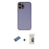 MARSİLYAN™- iPhone 12 Pro Kılıf Yadigar Klasik - Siyah 6D Mat Seramik Hayalet Nano Ekran Koruyucu + Shine Kamera Lens Koruma Cam - GD