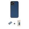 MARSİLYAN™- iPhone 12 Pro Kılıf Yadigar Klasik - Siyah 6D Mat Seramik Hayalet Nano Ekran Koruyucu + Shine Kamera Lens Koruma Cam - GS