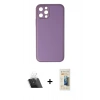 MARSİLYAN™- iPhone 12 Pro Kılıf Yadigar Klasik - Siyah 6D Mat Seramik Hayalet Nano Ekran Koruyucu + Kamera Lens Koruma Cam - SF