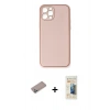 MARSİLYAN™- iPhone 12 Pro Kılıf Yadigar Klasik - Siyah 6D Mat Seramik Hayalet Nano Ekran Koruyucu + Shine Kamera Lens Koruma Cam - SABE