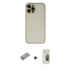 MARSİLYAN™- iPhone 12 Pro Kılıf Yadigar Klasik - Siyah 6D Mat Seramik Hayalet Nano Ekran Koruyucu + Shine Kamera Lens Koruma Cam - SABE