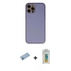 MARSİLYAN™- iPhone 12 Pro Kılıf Yadigar Klasik - Siyah Polymer Nano Ekran Koruyucu + Shine Kamera Lens Koruma Cam - MI