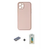 MARSİLYAN™- iPhone 12 Pro Kılıf Yadigar Klasik - Siyah Polymer Nano Ekran Koruyucu + Renkli Kamera Lens Koruma Cam - SI