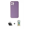 MARSİLYAN™- iPhone 12 Pro Kılıf Yadigar Klasik - Siyah Polymer Nano Ekran Koruyucu + Şeffaf Kamera Lens Koruma Cam