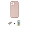 MARSİLYAN™- iPhone 12 Pro Kılıf Yadigar Klasik - Siyah Polymer Nano Ekran Koruyucu + Shine Kamera Lens Koruma Cam - SABE