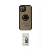 MARSİLYAN™- iPhone 12 Pro Kılıf Yörünge Çizgi - Siyah 6D Mat Seramik Hayalet Nano Ekran Koruyucu