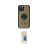 MARSİLYAN™- iPhone 12 Pro Kılıf Yörünge Çizgi - Siyah 6D Mat Seramik Hayalet Nano Ekran Koruyucu