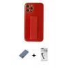 MARSİLYAN™- iPhone 12 Pro Kılıf Yörünge Yansıma - Şeffaf Uv Polymer Nano Ekran Koruyucu + Metal Kamera Lens Koruma Cam - AKYL