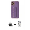 MARSİLYAN™- iPhone 12 Pro Kılıf Yörünge Yansıma - Şeffaf Uv Polymer Nano Ekran Koruyucu + Kamera Lens Koruma Cam - SF