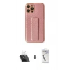 MARSİLYAN™- iPhone 12 Pro Kılıf Yörünge Yansıma - Şeffaf Uv Polymer Nano Ekran Koruyucu + Kamera Lens Koruma Cam - SF