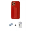 MARSİLYAN™- iPhone 12 Pro Kılıf Yörünge Yansıma - Şeffaf Uv Polymer Nano Ekran Koruyucu + Mavi Shine Kamera Lens Koruma Cam