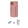 MARSİLYAN™- iPhone 12 Pro Kılıf Yörünge Yansıma - Şeffaf Uv Polymer Nano Ekran Koruyucu + Mavi Shine Kamera Lens Koruma Cam