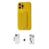 MARSİLYAN™- iPhone 12 Pro Kılıf Yörünge Yansıma - Şeffaf Uv Polymer Nano Ekran Koruyucu + Shine Kamera Lens - MI
