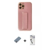 MARSİLYAN™- iPhone 12 Pro Kılıf Yörünge Yansıma - Şeffaf Uv Polymer Nano Ekran Koruyucu + Metal Kamera Lens Koruma Cam - GS