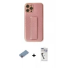 MARSİLYAN™- iPhone 12 Pro Kılıf Yörünge Yansıma - Şeffaf Uv Polymer Nano Ekran Koruyucu + Shine Kamera Lens Koruma Cam - PE