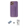 MARSİLYAN™- iPhone 12 Pro Kılıf Yörünge Yansıma - Şeffaf Uv Polymer Nano Ekran Koruyucu + Shine Kamera Lens Koruma Cam - PE