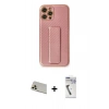 MARSİLYAN™- iPhone 12 Pro Kılıf Yörünge Yansıma - Şeffaf Uv Polymer Nano Ekran Koruyucu + Rainbow Kamera Lens Koruma Cam - GD