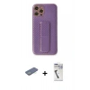 MARSİLYAN™- iPhone 12 Pro Kılıf Yörünge Yansıma - Şeffaf Uv Polymer Nano Ekran Koruyucu + Renkli Kamera Lens Koruma Cam - YL