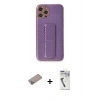 MARSİLYAN™- iPhone 12 Pro Kılıf Yörünge Yansıma - Şeffaf Uv Polymer Nano Ekran Koruyucu + Shine Kamera Lens Koruma Cam - SABE
