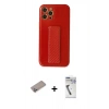 MARSİLYAN™- iPhone 12 Pro Kılıf Yörünge Yansıma - Şeffaf Uv Polymer Nano Ekran Koruyucu + Shine Kamera Lens Koruma Cam - SABE