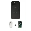 MARSİLYAN™- iPhone 12 Pro Kılıf Zirve Klasik Prime - Şeffaf 360 Full Body Arka Koruyucu + Shine Kamera Lens - GS