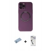 MARSİLYAN™- iPhone 12 Pro Kılıf Zirve Klasik Prime - Şeffaf Uv Polymer Nano Ekran Koruyucu + Shine Kamera Lens Koruma Cam - MI