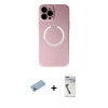 MARSİLYAN™- iPhone 12 Pro Kılıf Zirve Klasik Prime - Şeffaf Uv Polymer Nano Ekran Koruyucu + Shine Kamera Lens Koruma Cam - MI