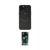MARSİLYAN™- iPhone 12 Pro Kılıf Zirve Klasik Prime - Siyah 360 Mat Full Body Arka Koruyucu