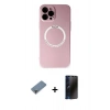 MARSİLYAN™- iPhone 12 Pro Kılıf Zirve Klasik Prime - Siyah 3D Antistatik Hayalet Cam Ekran Koruyucu + Metal Kamera Lens Koruma Cam - MR