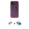 MARSİLYAN™- iPhone 12 Pro Kılıf Zirve Klasik Prime - Siyah 3D Antistatik Seramik Nano Ekran Koruyucu + Shine Kamera Lens Koruma Cam - SABE