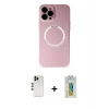 MARSİLYAN™- iPhone 12 Pro Kılıf Zirve Klasik Prime - Siyah Polymer Nano Ekran Koruyucu + Shine Kamera Lens - GD