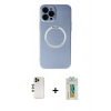MARSİLYAN™- iPhone 12 Pro Kılıf Zirve Klasik Prime - Siyah Polymer Nano Ekran Koruyucu + Shine Kamera Lens - GD