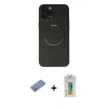 MARSİLYAN™- iPhone 12 Pro Kılıf Zirve Klasik Prime - Siyah Polymer Nano Ekran Koruyucu + Shine Kamera Lens Koruma Cam - GS