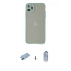 MARSİLYAN™- iPhone 12 Pro Max Kılıf Ahenk Çizgi Serisi - Siyah Joko Magic 5D Cam + Shine Kamera Lens Koruma Cam - MI