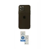 MARSİLYAN™- iPhone 12 Pro Max Kılıf Ahenk Doku - Şeffaf Royal Nano Ekran Koruyucu