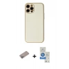 MARSİLYAN™- iPhone 12 Pro Max Kılıf Ahenk Işık - Şeffaf Royal Nano Ekran Koruyucu + Shine Kamera Lens Koruma Cam - SABE
