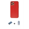 MARSİLYAN™- iPhone 12 Pro Max Kılıf Ahenk Işık - Siyah Joko Magic 5D Cam + Gold Shine Kamera Lens Koruma Cam